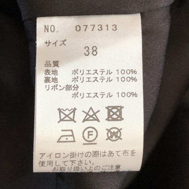 トランテアンソンドゥモード 31 Sons de mode ワンピース ミニスカート 38 無地 黒 / ブラック / レディース USED 古着 中古 10016419