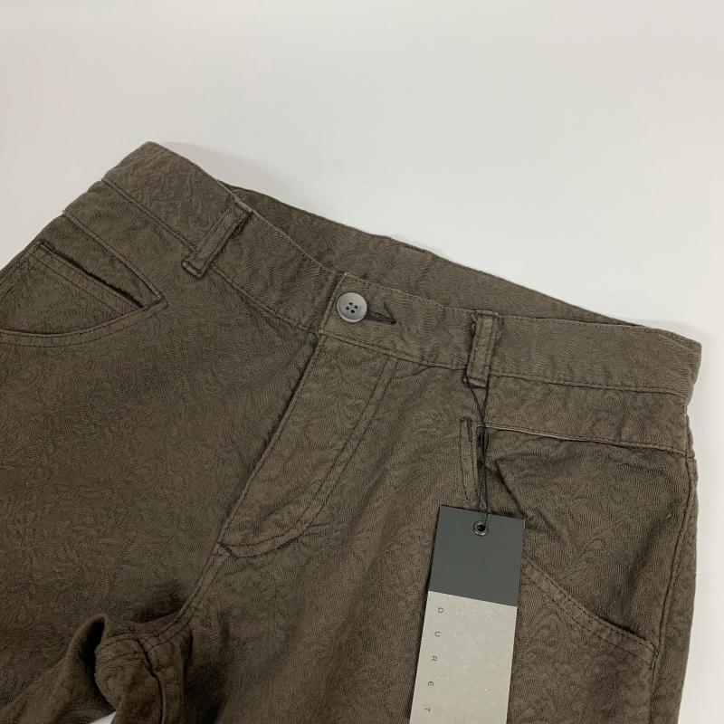 オーレット OURET パンツ ワークパンツ、ペインターパンツ ジャガードパンツ OR132-1861 1 総柄 茶 / ブラウン / メンズ USED 古着 中古 10015159