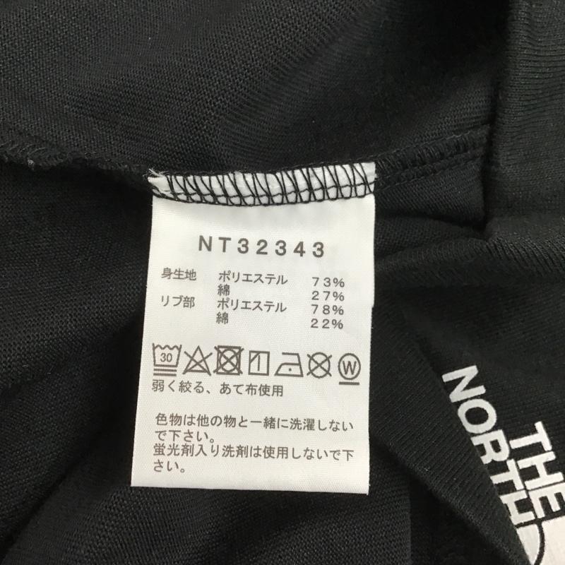 ザノースフェイス THE NORTH FACE カットソー 長袖 NT32343 ロングスリーブバックスクエアロゴティー 長袖Tシャツ プリントTシャツ M ロゴ、文字 黒 / ブラック / メンズ USED 古着 中古 10105565