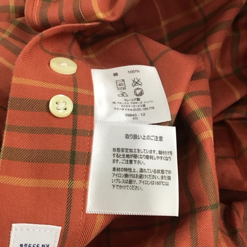 ブルックスブラザーズ BROOKS BROTHERS シャツ、ブラウス 長袖 ボタンダウンシャツ M チェック マルチカラー / マルチカラー / メンズ USED 古着 中古 10111379