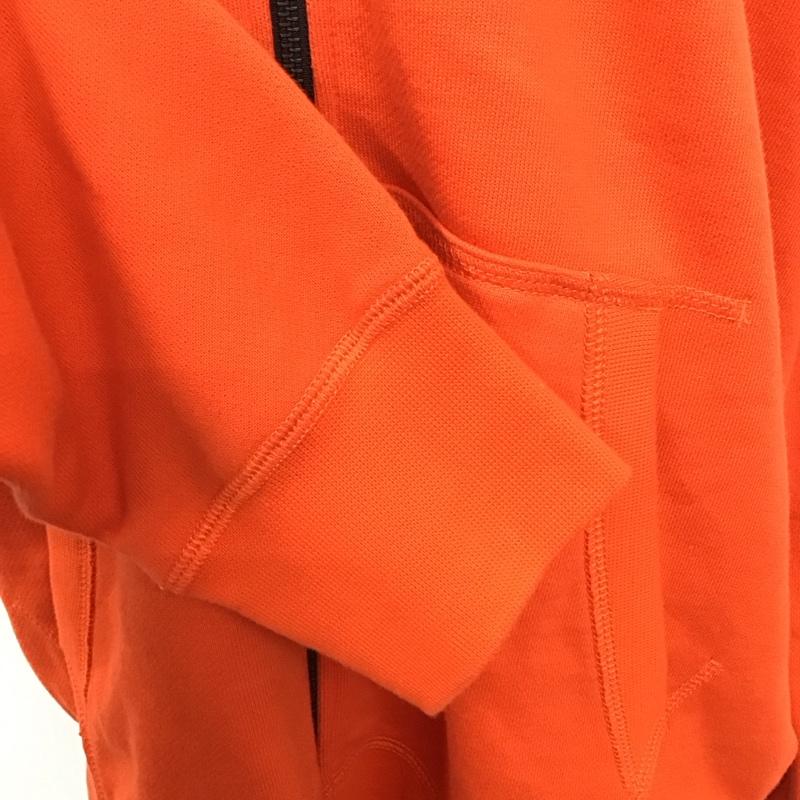 ナイキ NIKE ジャケット、上着 ジャンパー、ブルゾン ho140509twc パーカー ジップアップパーカー スポーツウェア XL ロゴ、文字 橙 / オレンジ / レディース USED 古着 中古 10114654