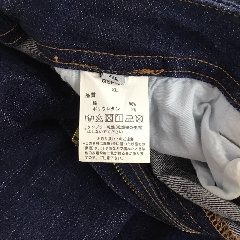 グリップスワニー GRIP SWANY パンツ デニム、ジーンズ デニムパンツ ワイドパンツ カジュアルパンツ XL 無地 インディゴ / インディゴ / メンズ USED 古着 中古 10130034