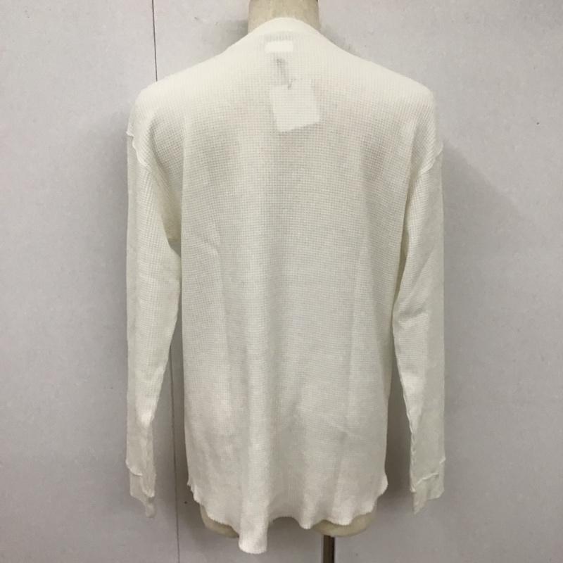 チャオパニック CIAOPANIC カットソー 長袖 長袖カットソー クルーネックカットソー ロングスリーブカットソー 無地Tシャツ L 無地 白 / ホワイト / メンズ USED 古着 中古 10112992