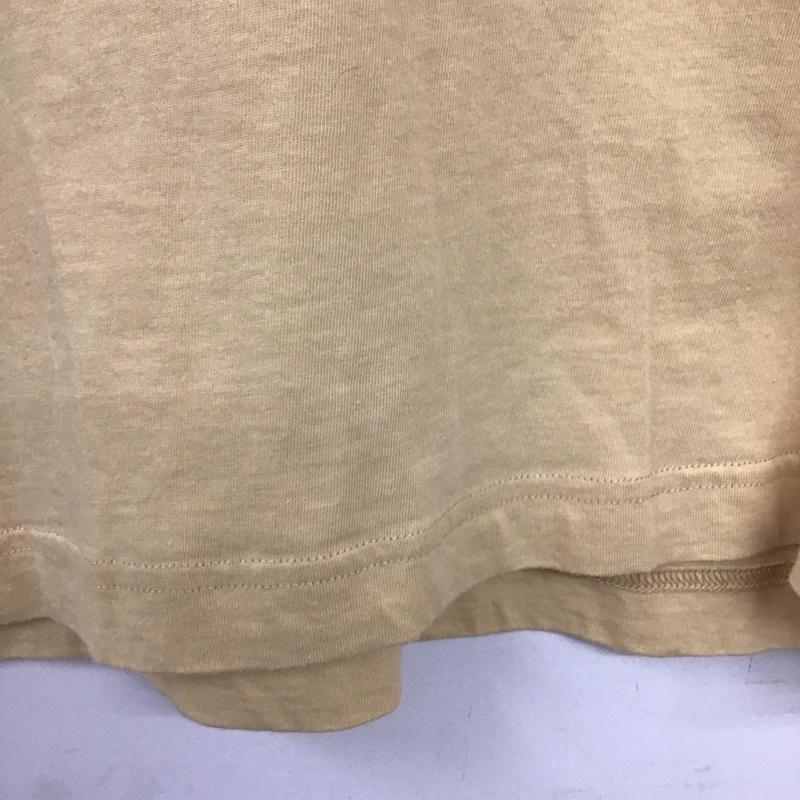 フェンディ FENDI Tシャツ 半袖 42 ロゴ、文字 ベージュ / ベージュ / レディース USED 古着 中古 10133310