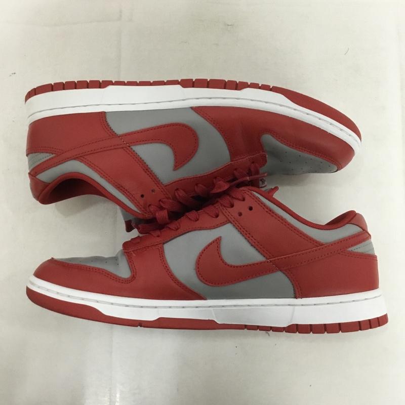 ナイキ NIKE スニーカー スニーカー DD1391-002 DUNK LOW RETRO 29cm 29.0cm ロゴ、文字 灰 / グレー / X 赤 / レッド / メンズ USED 古着 中古 10137997
