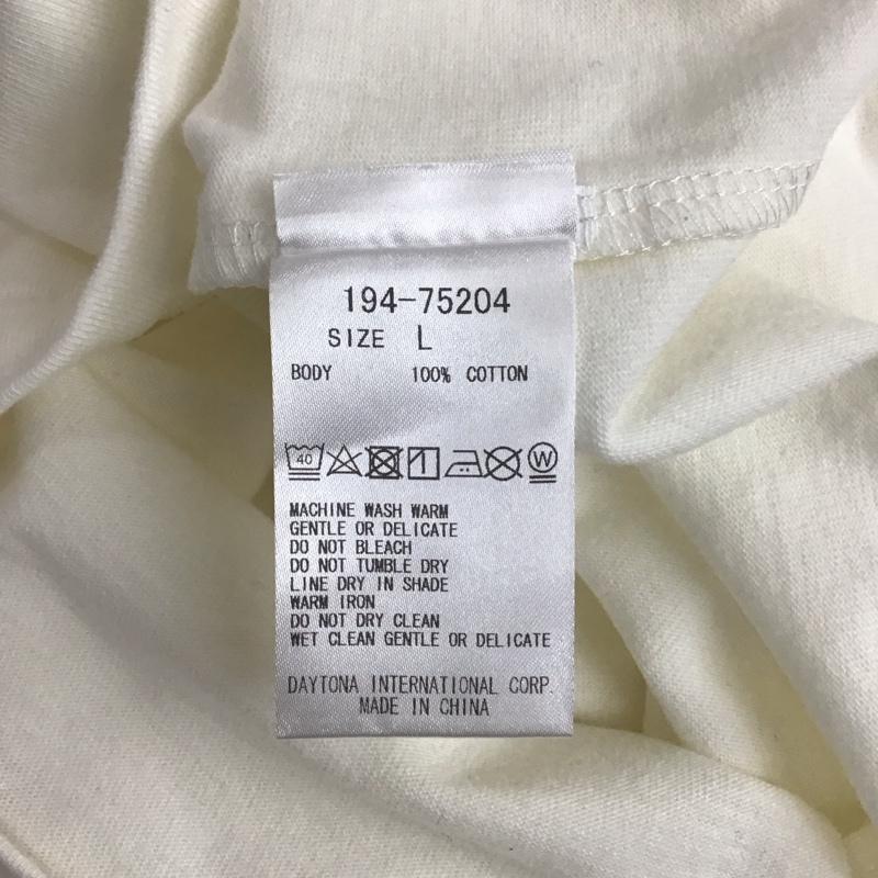 ツージー 2G Tシャツ 半袖 半袖カットソー プリントTシャツ クルーネックカットソー L ロゴ、文字 白 / ホワイト / メンズ USED 古着 中古 10113654