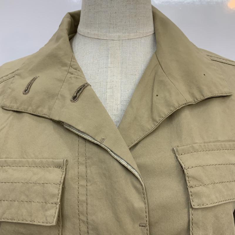 マカフィー MACPHEE ジャケット、上着 ジャケット、ブレザー ステンカラージャケット 38 無地 ベージュ / ベージュ / レディース USED 古着 中古 10042201