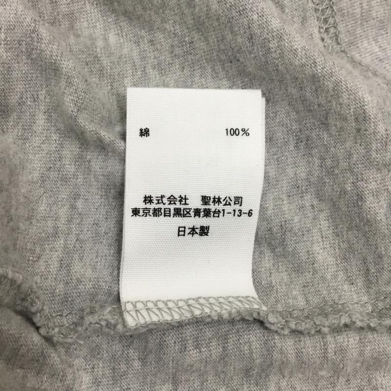 ブルーブルー BLUE BLUE Tシャツ 半袖 アンカーワッペンプリント XL プリント 灰 / グレー / メンズ USED 古着 中古 10111352