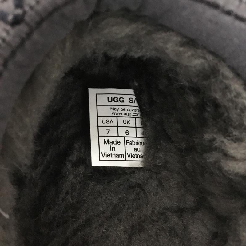 アグ UGG スリッポン スリッポン 5950 TASMAN 25cm 25.0cm ロゴ、文字 灰 / グレー / レディース USED 古着 中古 10128290