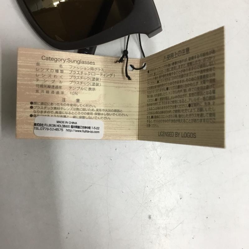 ロゴス LOGOS めがね・サングラス サングラス LS-222-3 マットブラウン/ゴールド 無地 茶 / ブラウン / X 金 / ゴールド / メンズ USED 古着 中古 10136170