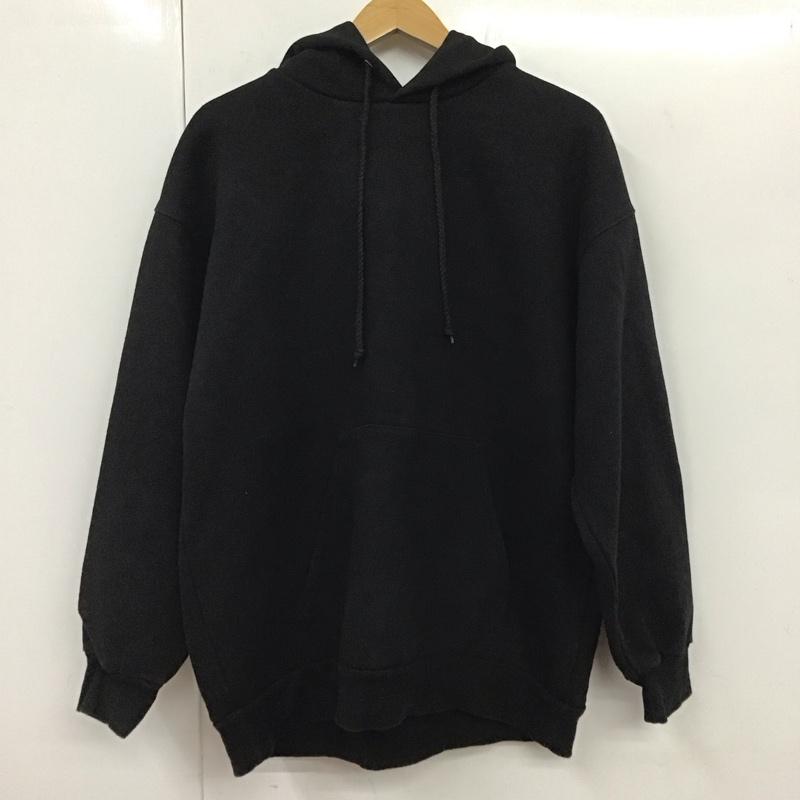 フリークスストア FREAK S STORE パーカー 長袖 長袖パーカー プルオーバーパーカー スウェット L 無地 黒 / ブラック /  メンズ USED 古着 中古 10131552