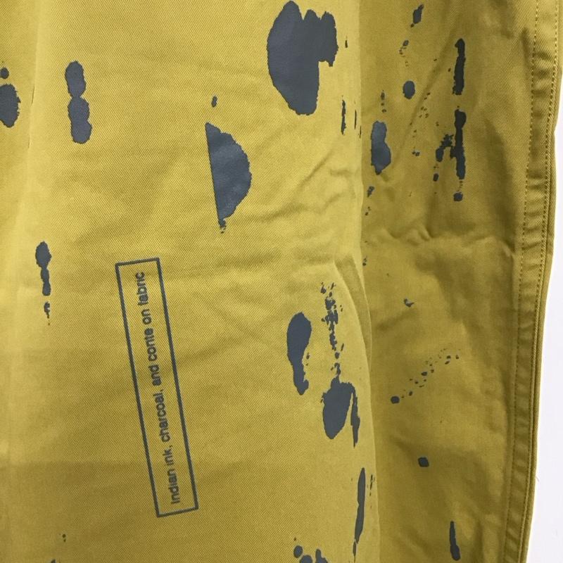 古着 USED パンツ ワークパンツ、ペインターパンツ ワークパンツ ワイドパンツ カジュアルパンツ M プリント マスタード / マスタード / メンズ USED 古着 中古 10135764