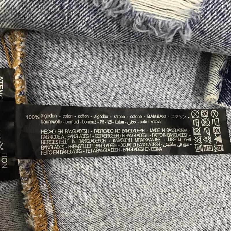 ザラ ZARA シャツ、ブラウス 長袖 デニムシャツ 長袖シャツ カラーシャツ ポケットシャツ S 無地 インディゴ / インディゴ / メンズ USED 古着 中古 10113170