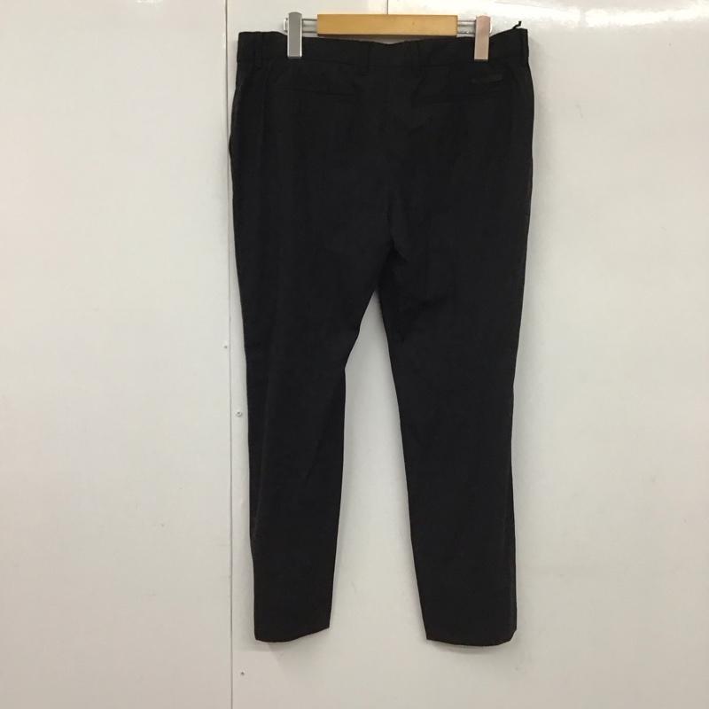 プラダ PRADA パンツ スラックス スラックスパンツ スリムパンツ ストレッチパンツ 42インチ 無地 黒 / ブラック / メンズ USED 古着 中古 10130997