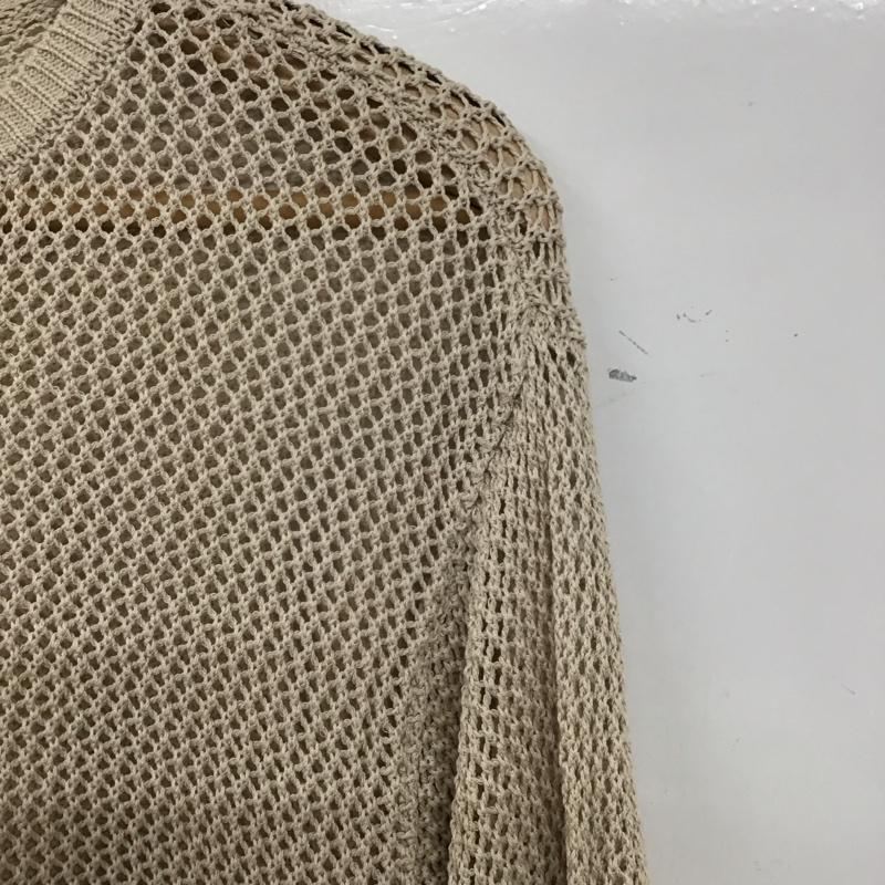 ローリーズファーム LOWRYS FARM カットソー 長袖 FREE 無地 ベージュ / ベージュ / レディース USED 古着 中古 10134217
