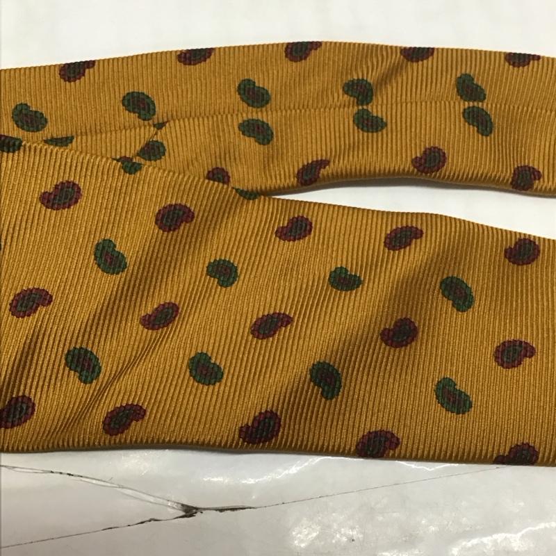 ブルックスブラザーズ BROOKS BROTHERS ネクタイ ネクタイ シルク 総柄 マスタード / マスタード / メンズ USED 古着 中古 10113399