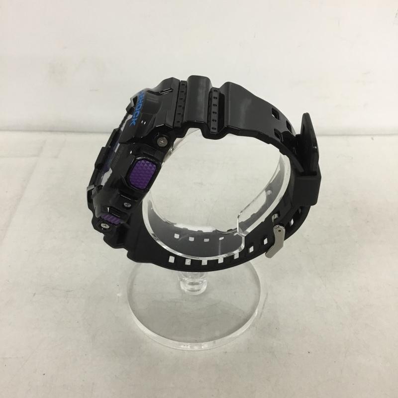 ジーショック G-SHOCK 腕時計 アナログ(クォーツ式) GA-110HC Hyper Colors ロゴ、文字 黒 / ブラック / メンズ USED 古着 中古 10136355