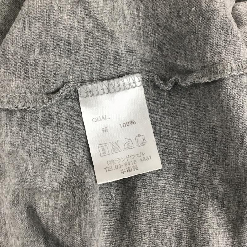 チャムス CHUMS Tシャツ 半袖 L プリント X ロゴ、文字 灰 / グレー / メンズ USED 古着 中古 10130169