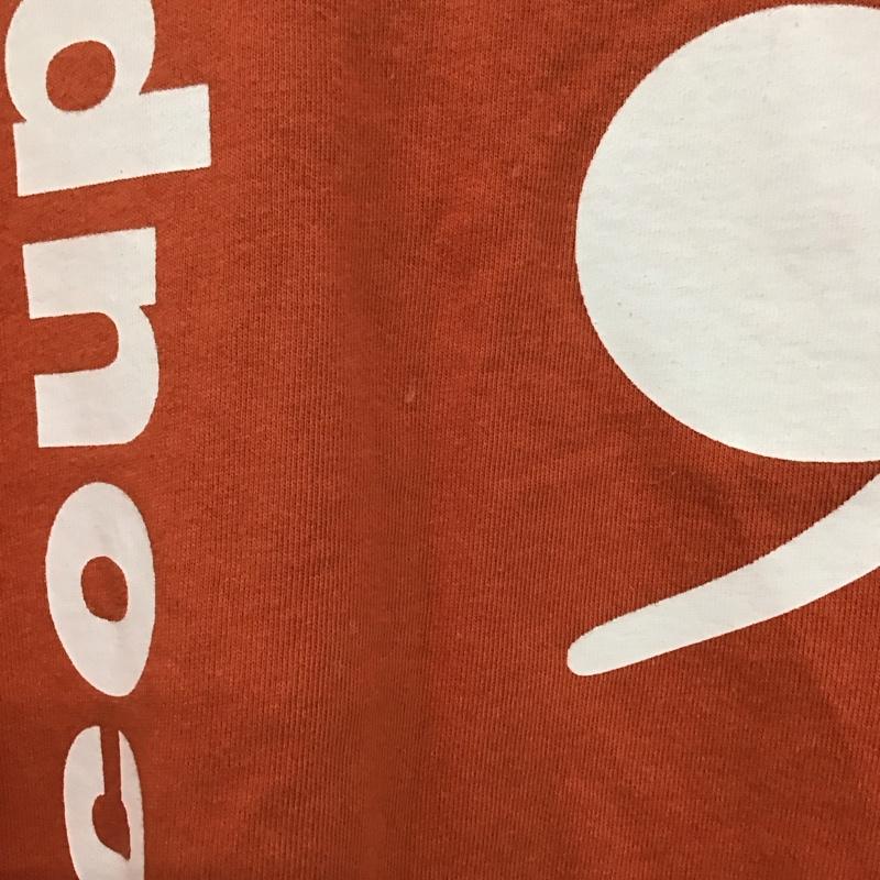 メルシーボークー mercibeaucoup, カットソー 長袖 長袖カットソー クルーネックカットソー ロングスリーブカットソー プリントTシャツ 1 ロゴ、文字 橙 / オレンジ / レディース USED 古着 中古 10119553