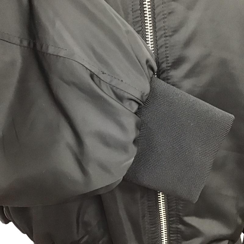 ザラ ZARA ジャケット、上着 ジャンパー、ブルゾン リバーシブル L 無地 黒 / ブラック / レディース USED 古着 中古 10121379