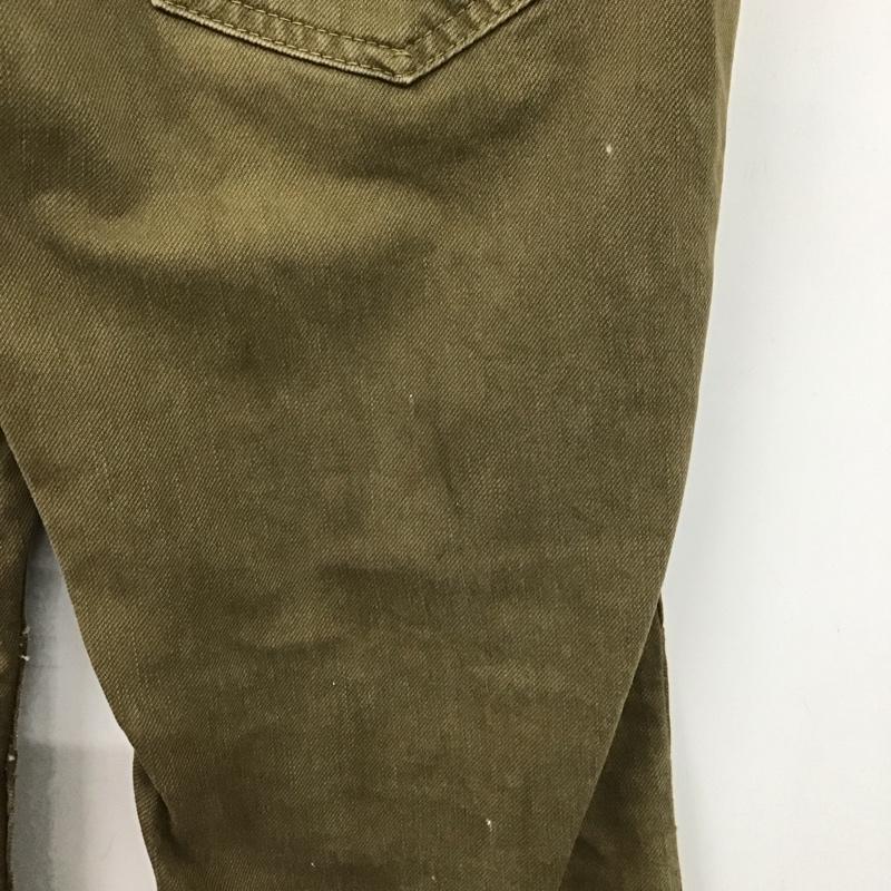 ジョンブル Johnbull パンツ デニム、ジーンズ デニムパンツ スリムパンツ カジュアルパンツ M 無地 カーキ / カーキ /  メンズ USED 古着 中古 10125782