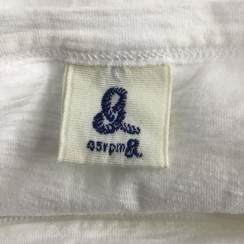 フォーティーファイブアールピーエム 45RPM Tシャツ 半袖 クルーネック コットン 1 プリント 白 / ホワイト / レディース USED 古着 中古 10112625