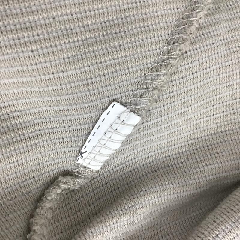 ザラ ZARA カットソー 長袖 長袖カットソー クルーネックカットソー ロングスリーブカットソー XL 無地 ベージュ / ベージュ /  メンズ USED 古着 中古 10110431