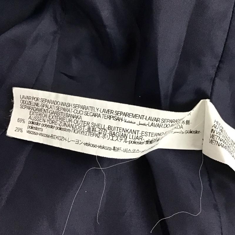 ザラ ZARA セットアップ セットアップ セットアップ 長袖ジャケット スラックスパンツ 2点セット 36 総柄 紺 / ネイビー / レディース USED 古着 中古 10149346