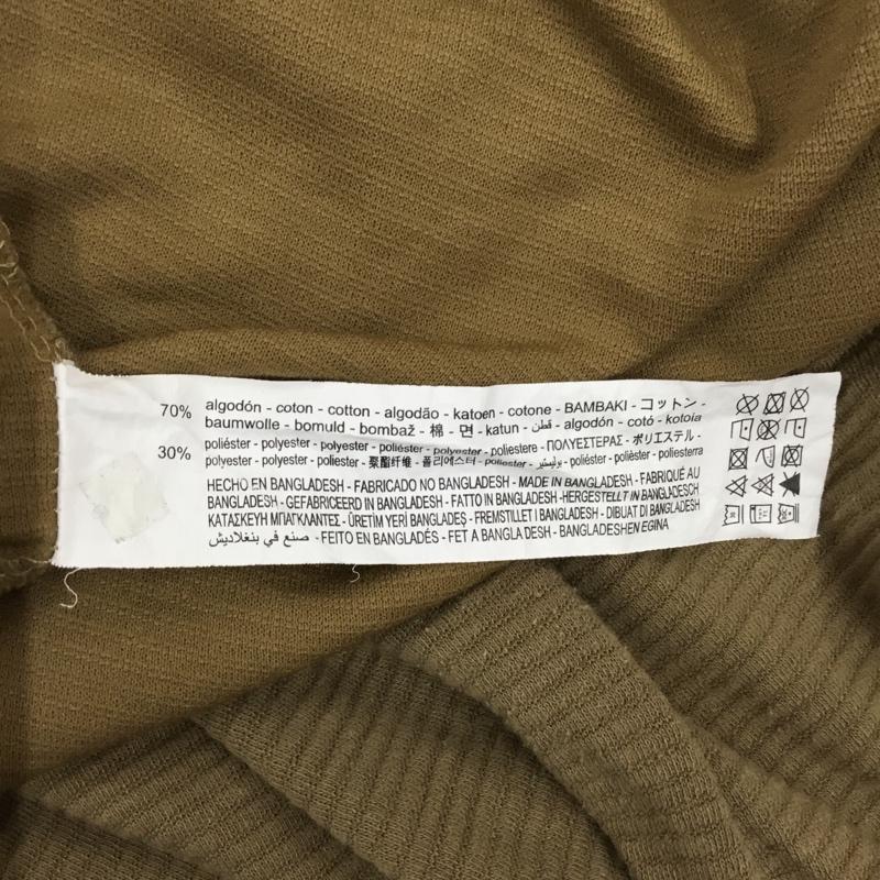 ザラ ZARA カットソー 半袖 半袖カットソー プリントTシャツ クルーネックカットソー XL 無地 ベージュ / ベージュ / メンズ USED 古着 中古 10116868
