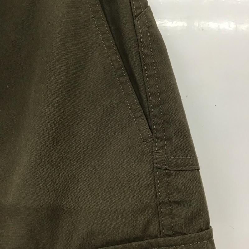 ジーユー GU パンツ ショートパンツ 321-357068 ワイドカーゴショーツ ショートパンツ ハーフパンツ M 無地 カーキ / カーキ / メンズ USED 古着 中古 10135916
