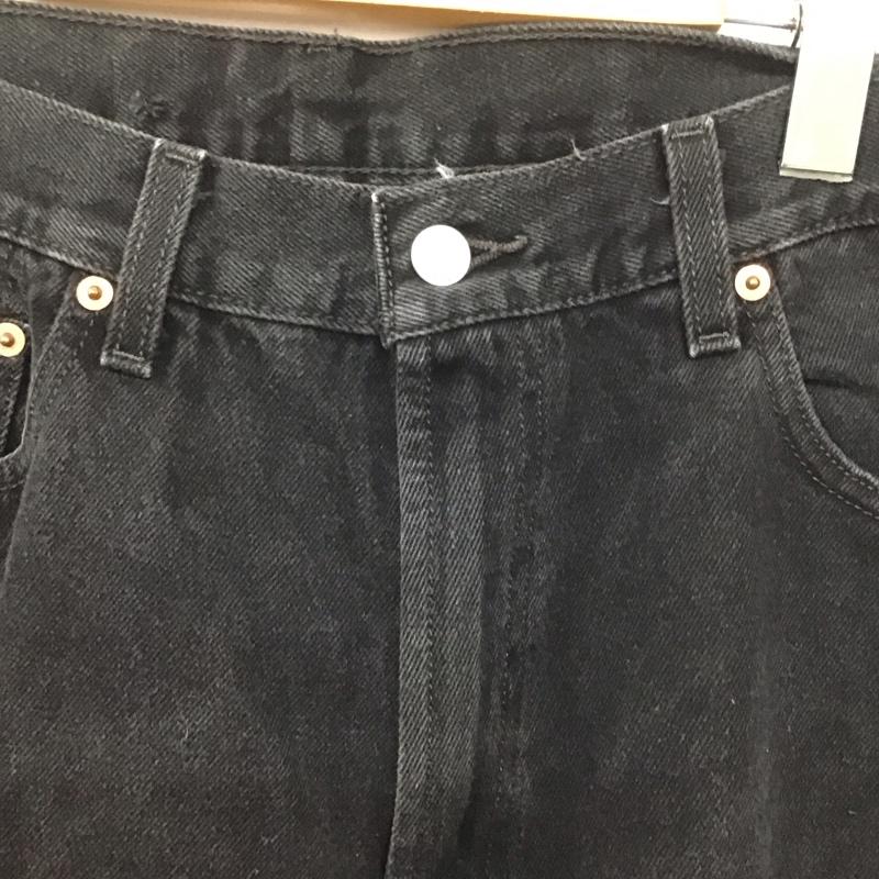 リーバイス Levi s パンツ デニム、ジーンズ 505 W36 L29 36インチ 無地 黒 / ブラック / メンズ USED 古着 中古 10139493
