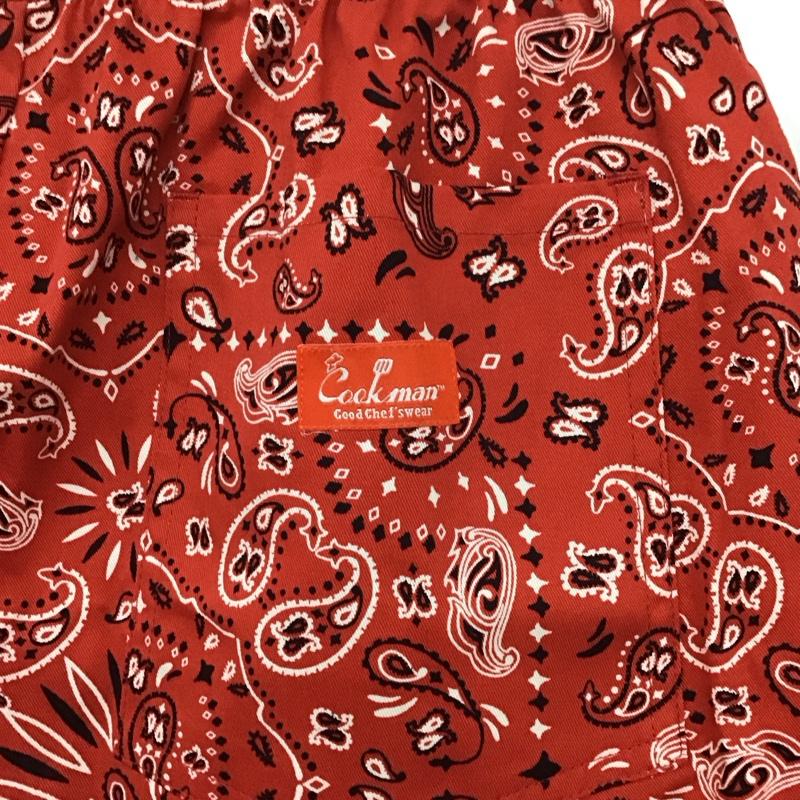 クックマン COOKMAN パンツ ショートパンツ ショートパンツ ハーフパンツ カジュアルパンツ L プリント 赤 / レッド / メンズ USED 古着 中古 10134805