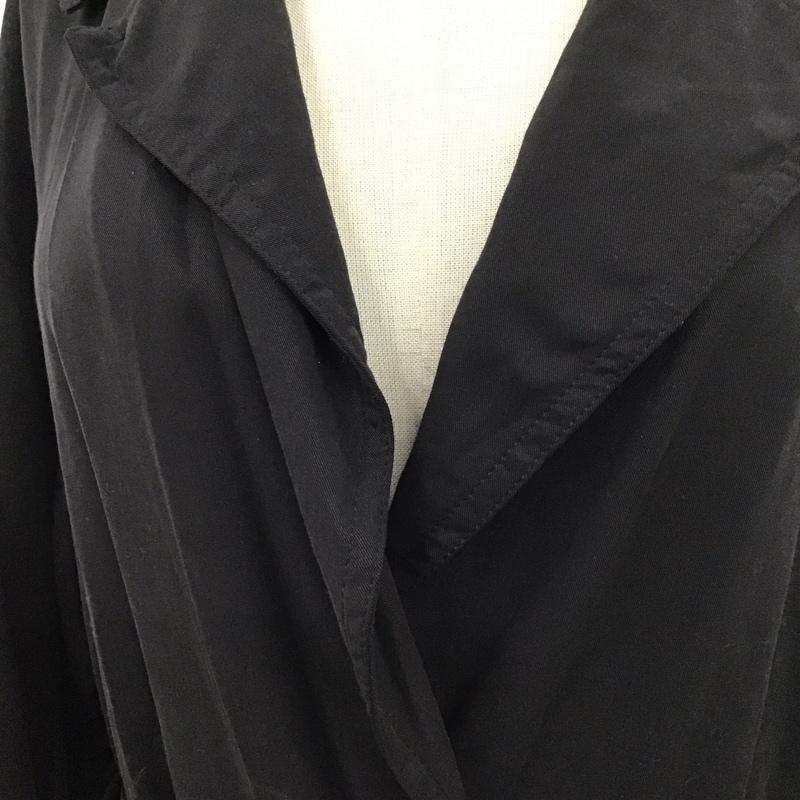 ザラ ZARA ジャケット、上着 ジャケット、ブレザー 8073 044 800 トレンチ S 無地 黒 / ブラック / レディース USED 古着 中古 10113512