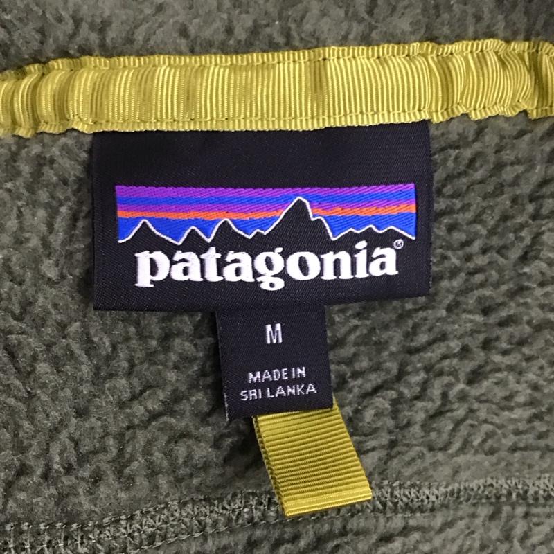 パタゴニア patagonia ベスト ベスト 22820fa17 ジップアップベスト フリースベスト ノースリーブカットソー M ロゴ、文字 カーキ / カーキ / メンズ USED 古着 中古 10124202