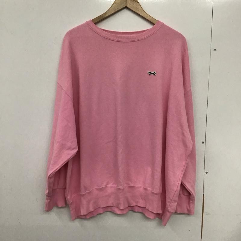 フリークスストア FREAK S STORE トレーナー 長袖 THE FOX FREE 無地 桃 / ピンク / レディース USED 古着 中古 10133191