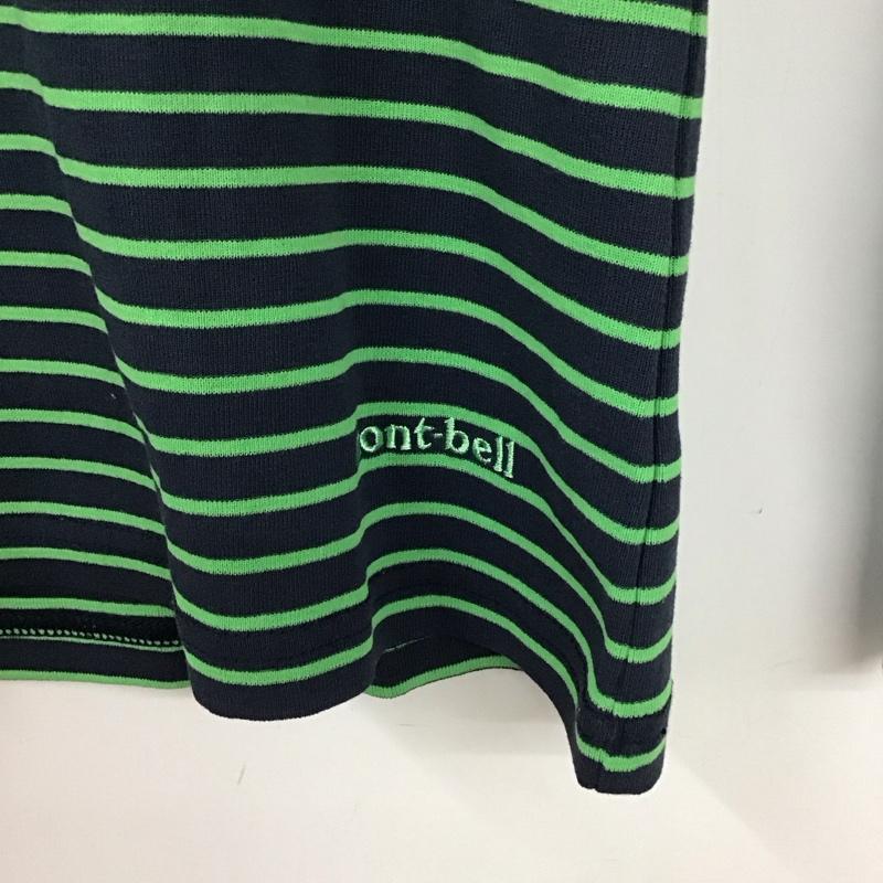 モンベル mont-bell Tシャツ 長袖 1104819 WIC.ボーダーロングスリーブT M ボーダー柄 マルチカラー / マルチカラー / レディース USED 古着 中古 10131565