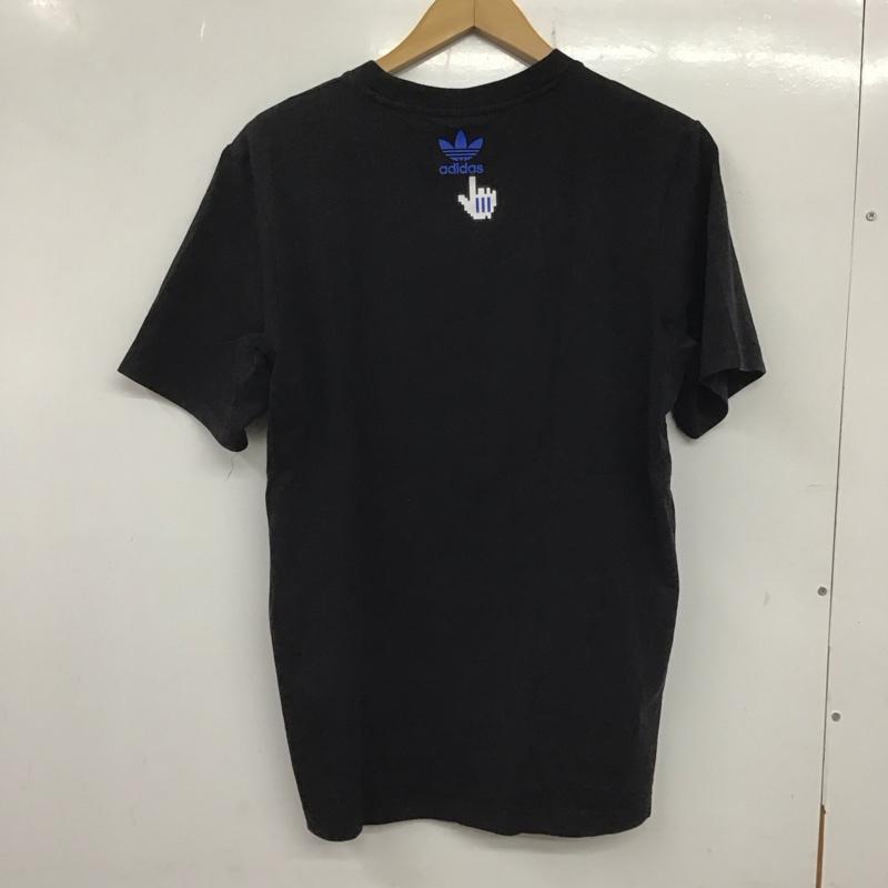 アディダス adidas Tシャツ 半袖 gn2715 東京KCTシャツ 半袖カットソー プリントTシャツ クルーネックカットソー M プリント 黒 / ブラック / メンズ USED 古着 中古 10138088