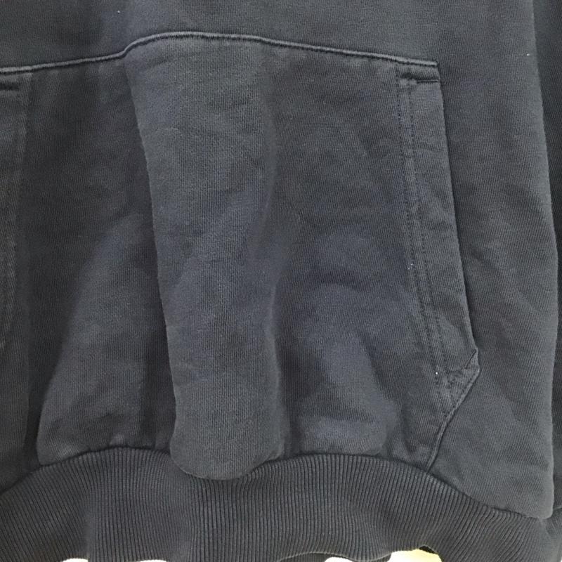 ザノースフェイス THE NORTH FACE パーカー 長袖 nm5pn90d コットンベーシックフーディ プルオーバーパーカー M ロゴ、文字 紺 / ネイビー / メンズ USED 古着 中古 10131389