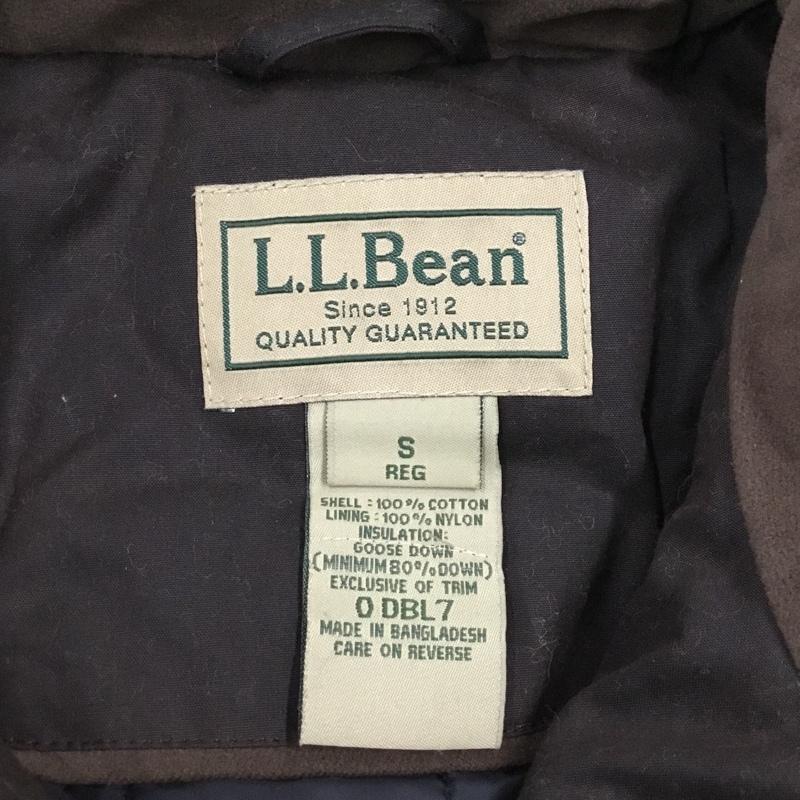 エルエルビーン L.L.Bean ジャケット、上着 ダウンジャケット DBL7 オイルドジャケット S ロゴ、文字 ダークブラウン / ダークブラウン / メンズ USED 古着 中古 10111396