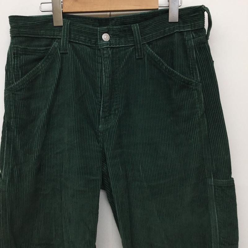 リーバイス Levi s パンツ ワークパンツ、ペインターパンツ コーデュロイパンツ 30インチ 無地 緑 / グリーン / メンズ USED 古着 中古 10138388