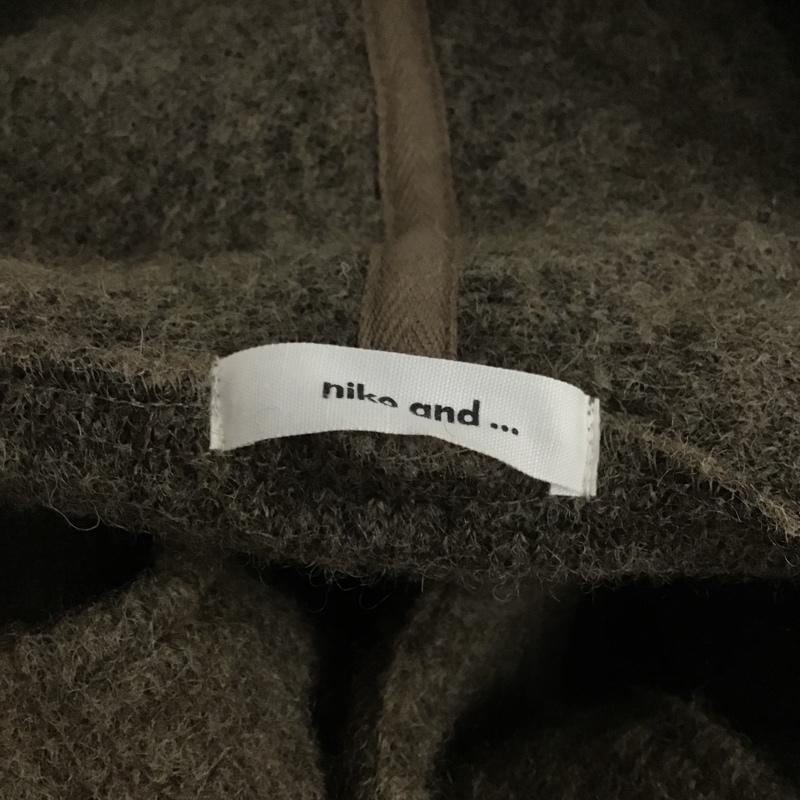 ニコアンド niko and... カーディガン 長袖 無地 茶 / ブラウン / レディース USED 古着 中古 10106118
