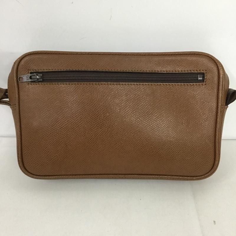 レノマ renoma セカンドバッグ セカンドバッグ レザー ロゴ、文字 茶 / ブラウン / メンズ USED 古着 中古 10130024