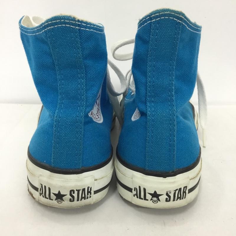 コンバース CONVERSE スニーカー スニーカー 1R828 ALL STAR HI 24cm 24.0cm ロゴ、文字 青 / ブルー / レディース USED 古着 中古 10124861