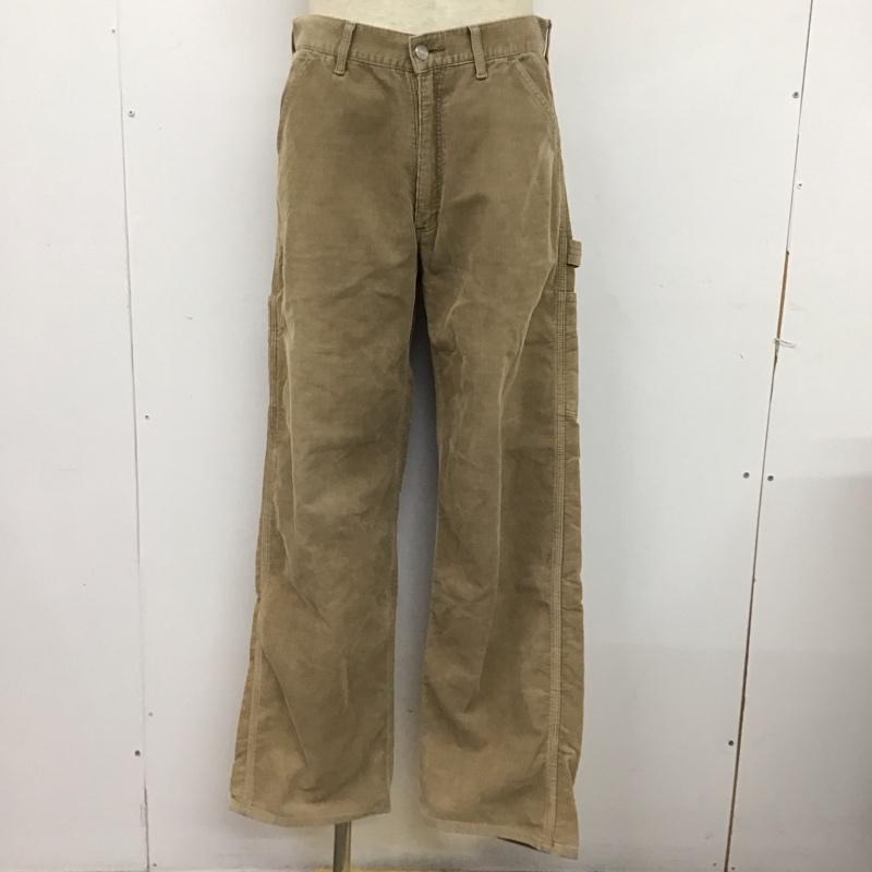 カーハート Carhartt パンツ デニム、ジーンズ コーデュロイパンツ ストレートパンツ カジュアルパンツ 32インチ 無地 ベージュ / ベージュ /  メンズ USED 古着 中古 10124788