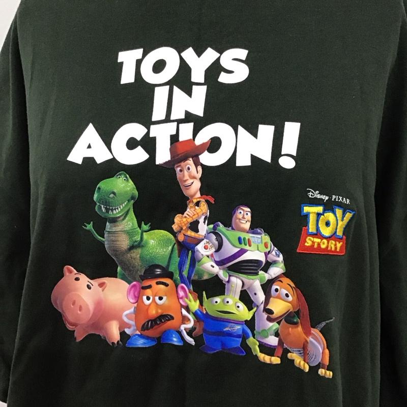 フリークスストア FREAK S STORE Tシャツ 半袖 22SS-312TOY TOY STORY クルーネック ビッグシルエット L キャラクター 緑 / グリーン / レディース USED 古着 中古 10122491