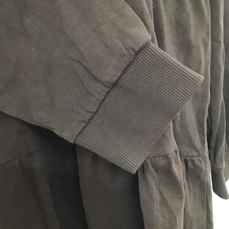 ザラ ZARA チュニック 長袖 S 無地 茶 / ブラウン / レディース USED 古着 中古 10111601