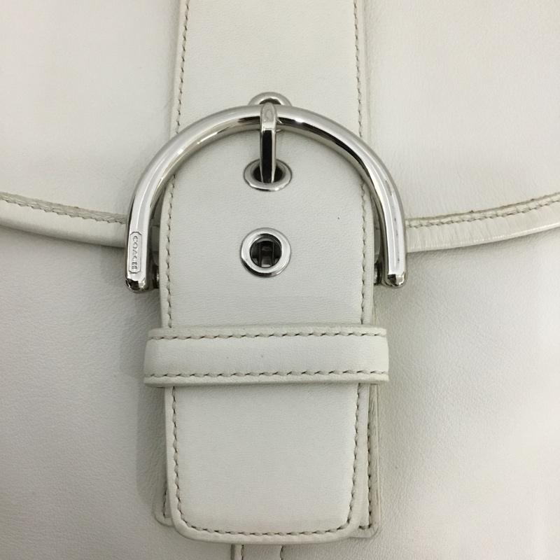 コーチ COACH ショルダーバッグ ショルダーバッグ 9481 レザー 無地 白 / ホワイト / レディース USED 古着 中古 10129108