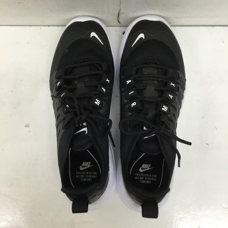 ナイキ NIKE スニーカー スニーカー AA2168-002 エア マックス アクシス 23.0cm ロゴ、文字 黒 / ブラック / X 白 / ホワイト / レディース USED 古着 中古 10137581