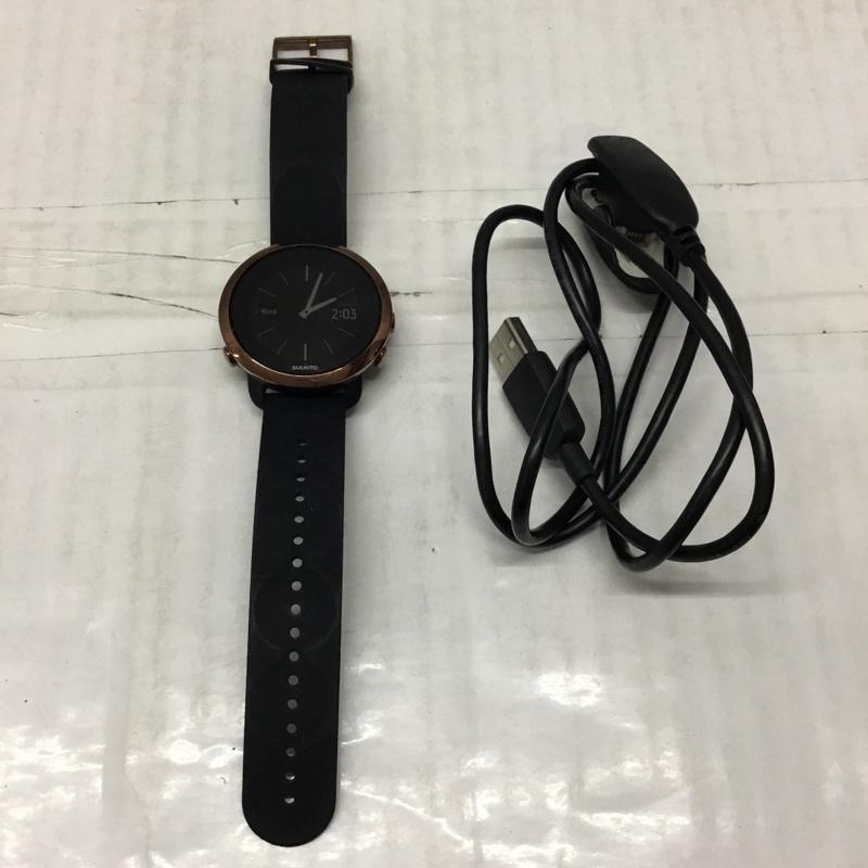 スント SUUNTO 腕時計 デジタル Suunto 3 FITNESS フィットネスウォッチ 箱有 ロゴ、文字 黒 / ブラック / メンズ USED 古着 中古 10114850