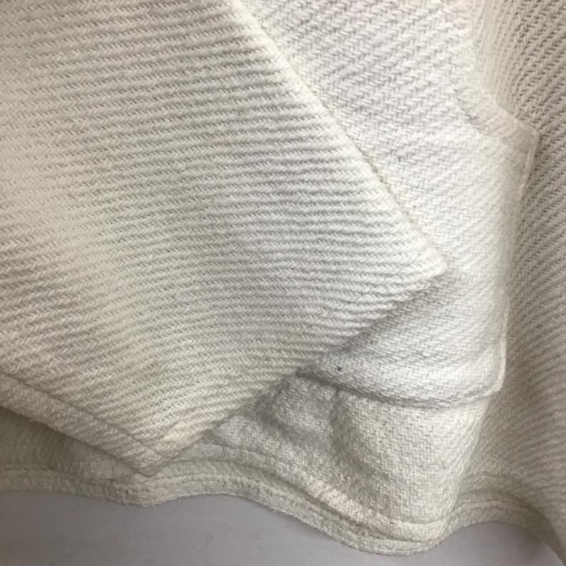 古着 USED パーカー 長袖 メキシカンパーカー Vネック 長袖パーカー 無地 白 / ホワイト / メンズ USED 古着 中古 10137193